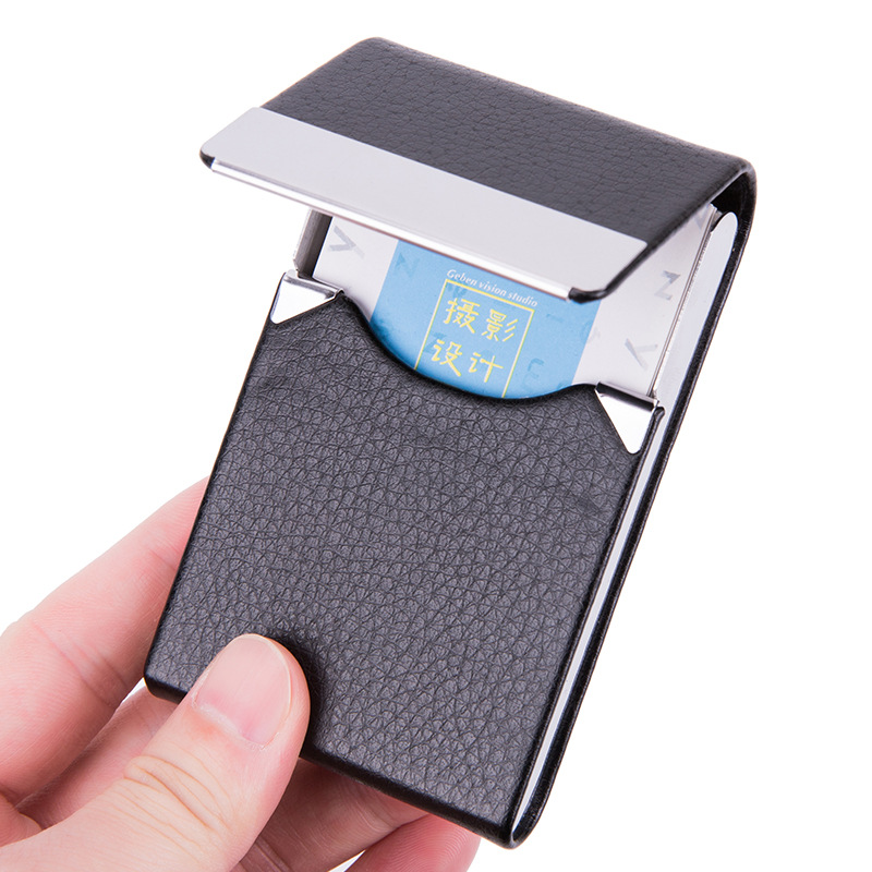 Travel Wallet Slim - Tempat kartu bisnis pria, pemegang kartu