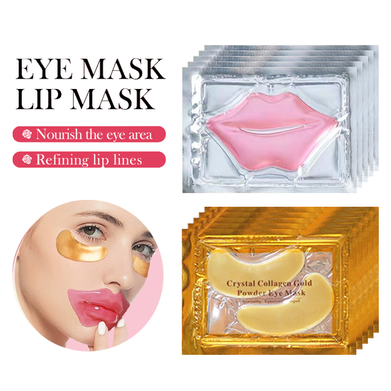 Travel Accessories Set - 10/20 Buah Masker Mata Kolagen Kristal