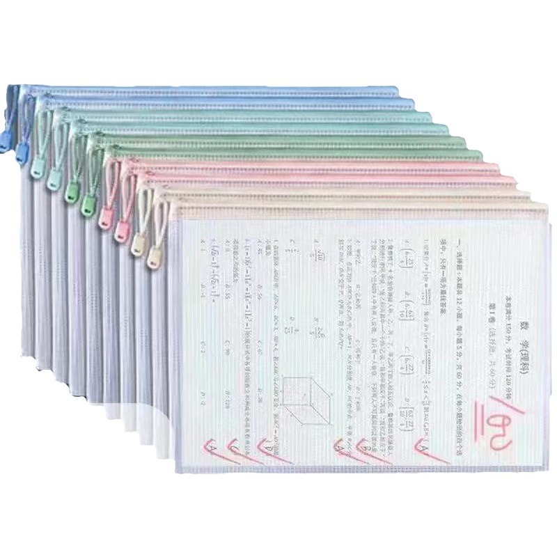 Document Organizer Folder - Tas File Kotak Morandi Kantong Ritsleting