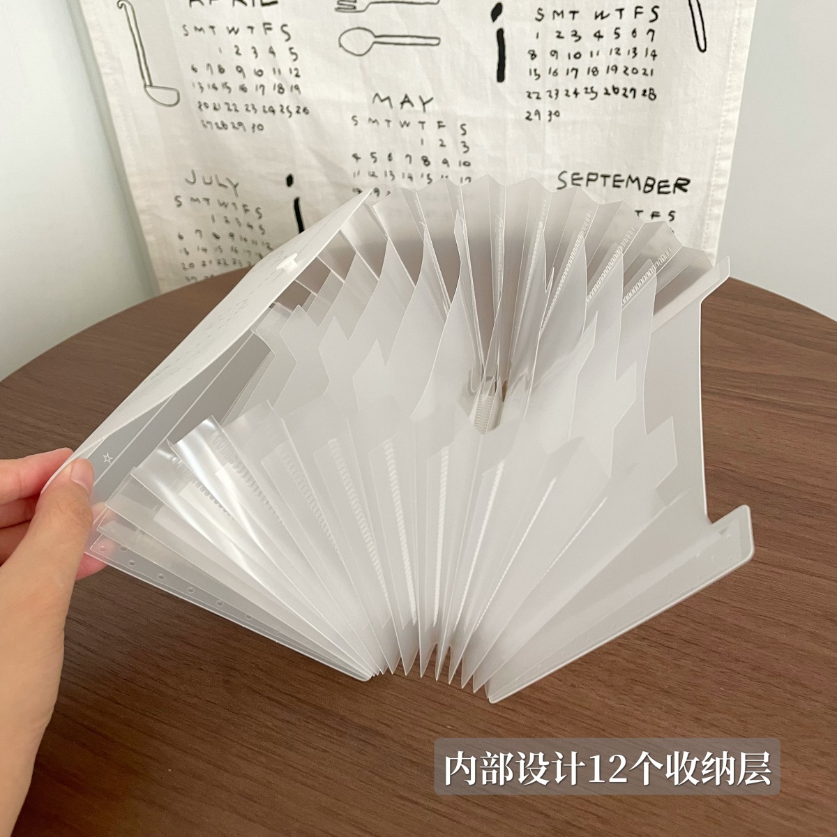 Document Organizer Folder - Folder Akordeon A6 12 Kantong, Organizer