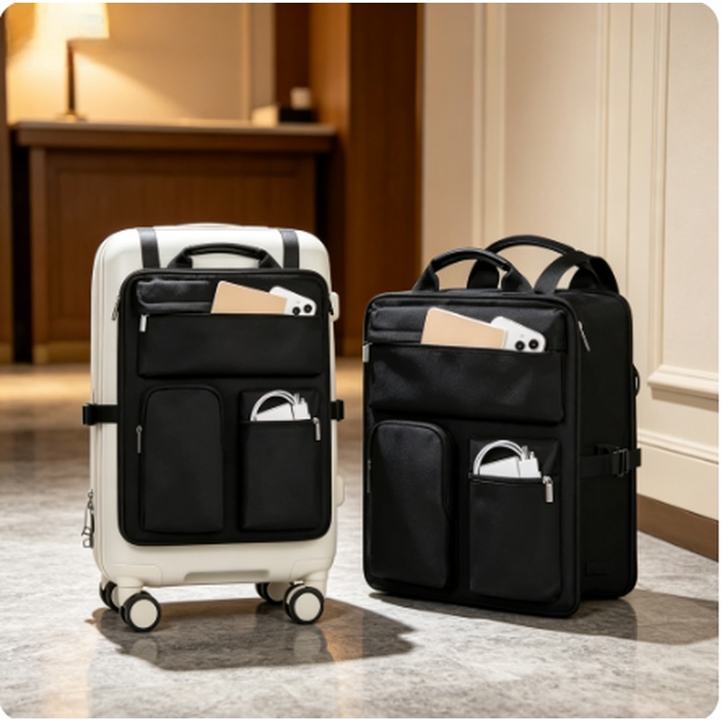 Travel Accessories Luggage Straps - Tas Organizer Bagasi Multi-Kantong, Kantong Penyimpanan