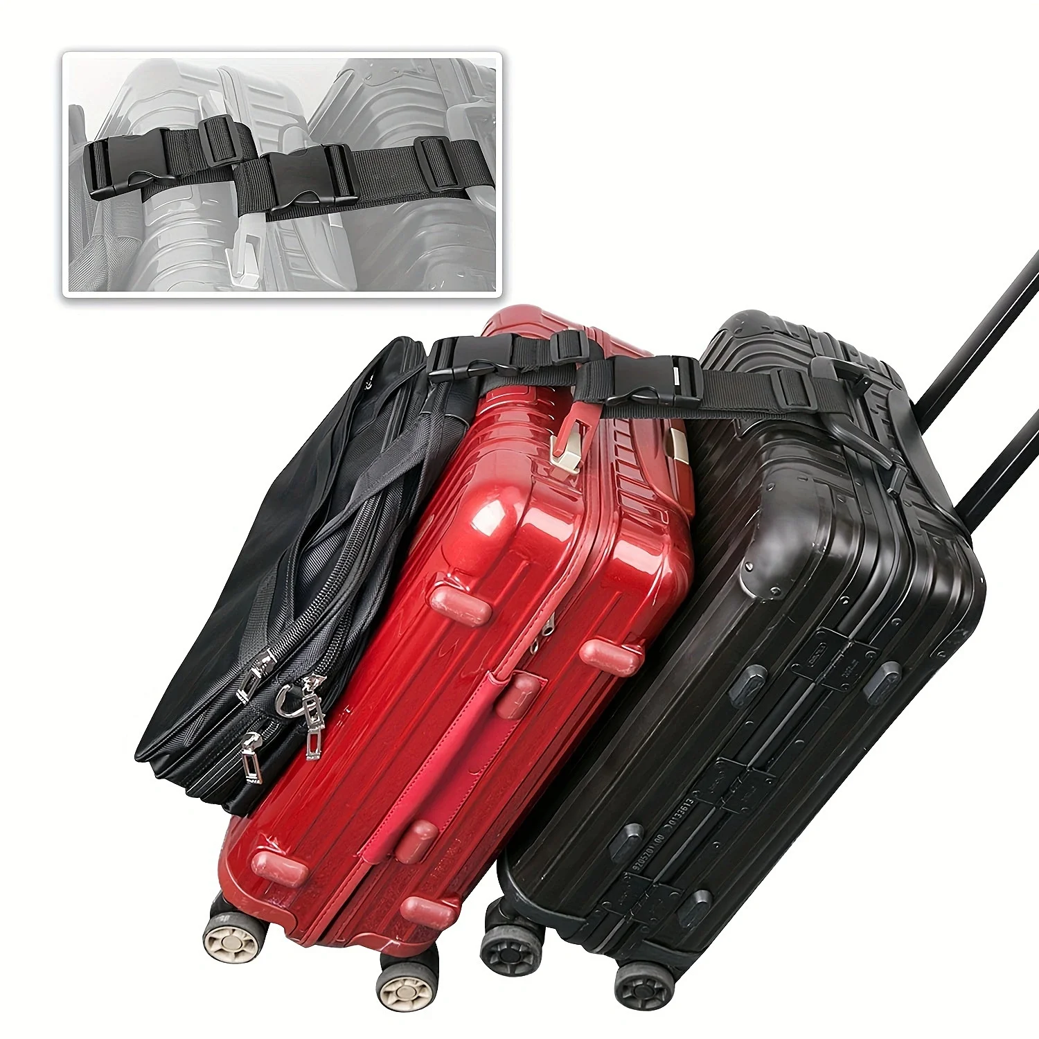 Quality Travel Accessories - 1 Buah Tali Bagasi Sederhana Yang
