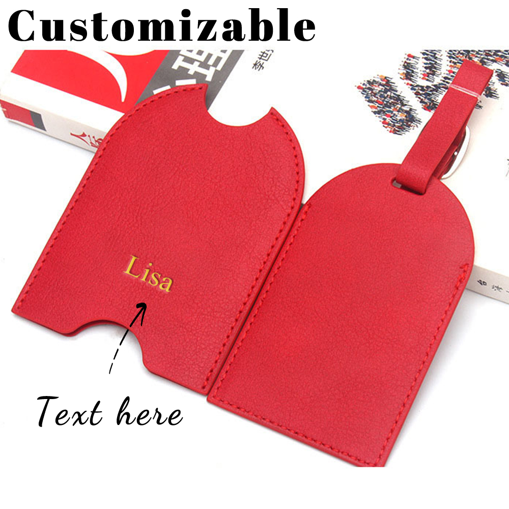 Qantas Travel Accessories - Tag Bagasi dengan Nama yang Dapat