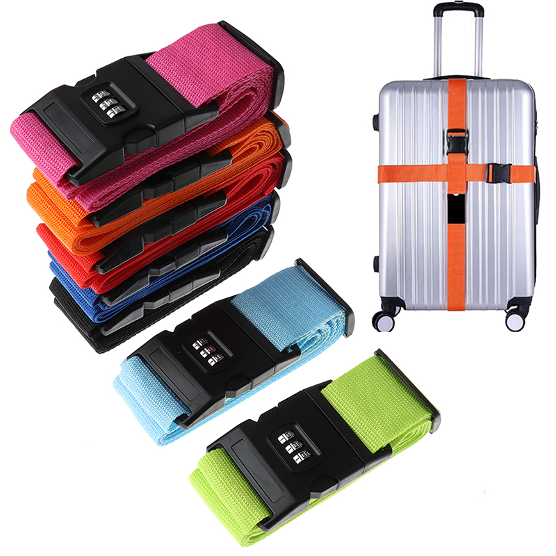 Travel Accessories Luggage Straps - Tas Bagasi Kemasan Kunci Kata Sandi