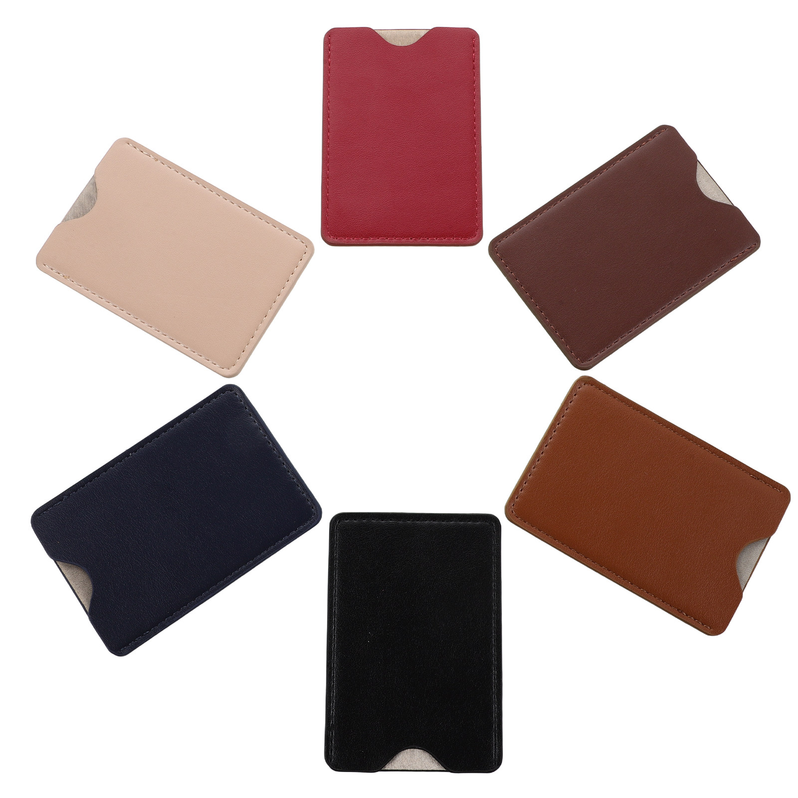 Travel Wallet Slim - 6Pcs Pelindung Kartu Tipis Anti-RFID untuk