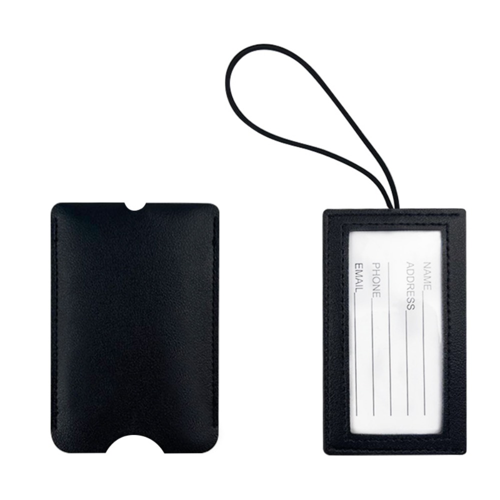 Travel Accessories Luggage Straps - Tag Bagasi Kulit PU yang Dapat