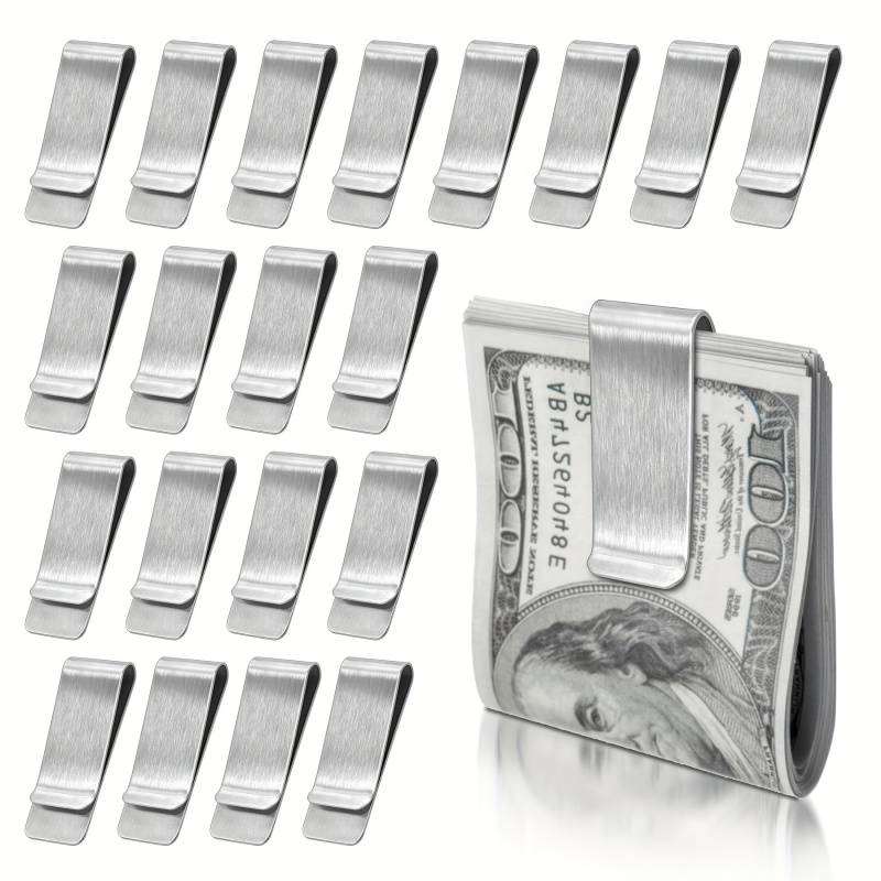 Travel Wallet Slim - 20PCS Dompet Tipis Stainless Steel Perak