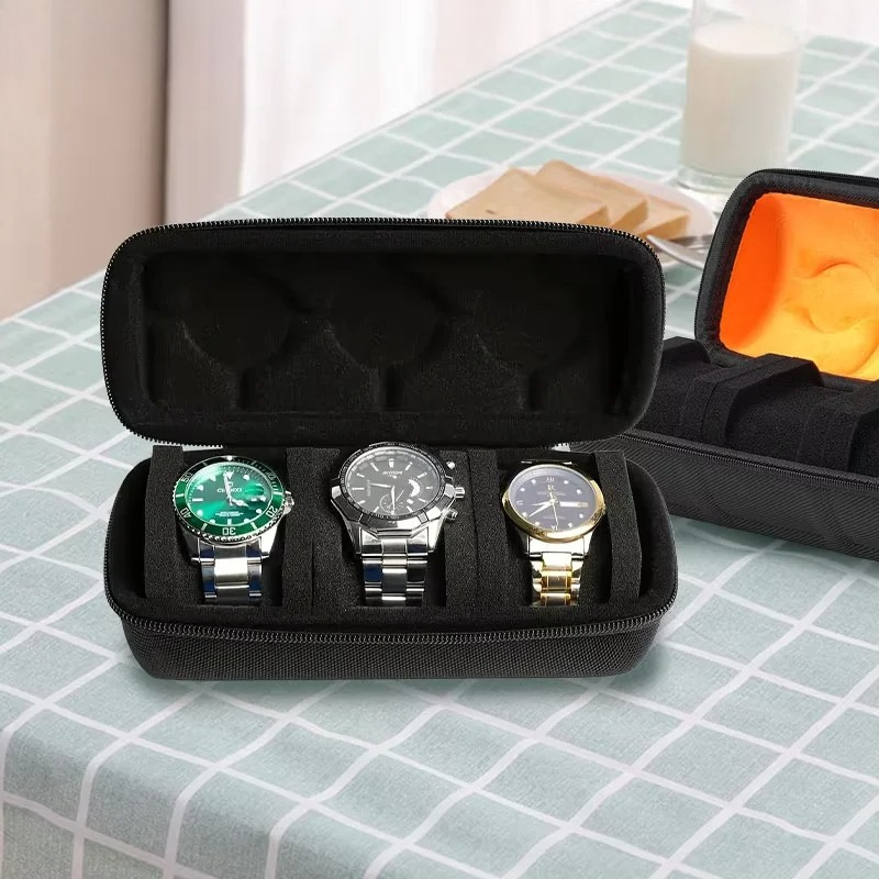 Quality Travel Accessories - Kotak Penyimpanan Jam Tangan dengan 3
