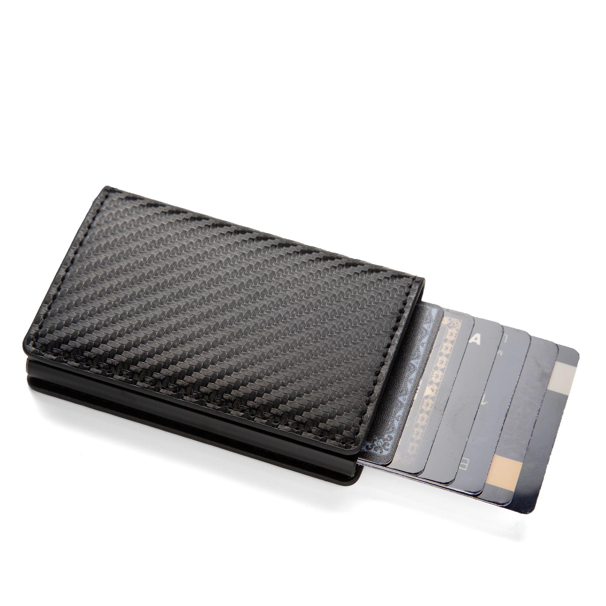 Travel Wallet Slim - Dompet kartu kredit anti maling RFID