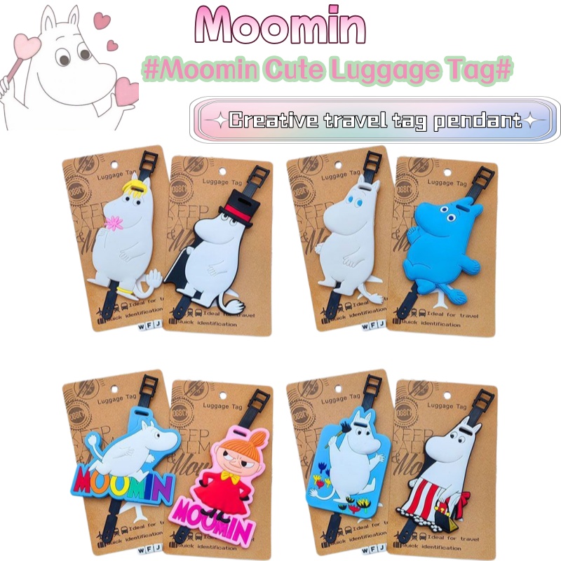 Travel Accessories Set - Kartun Anime Moomin Gemuk Kecil, Kartu