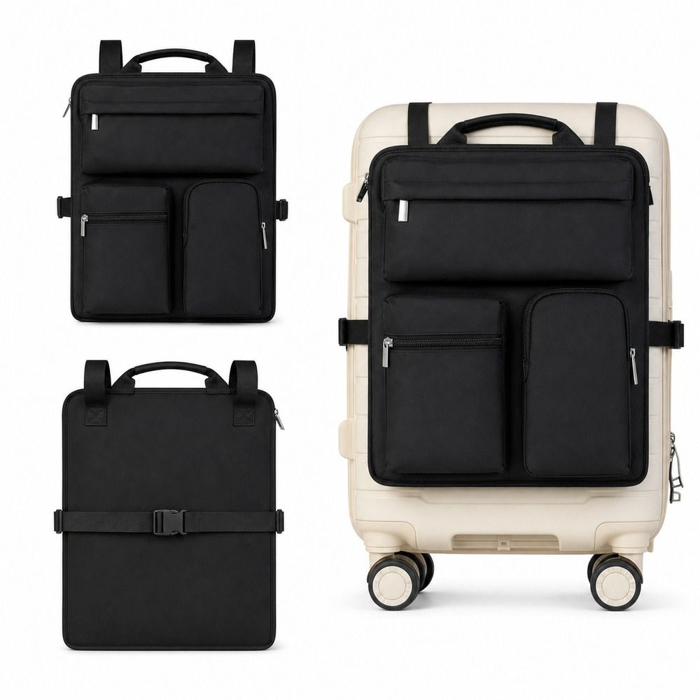 Travel Accessories Luggage Straps - Organizer Bagasi Multi Kantong dengan Tali