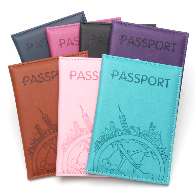 Qantas Travel Accessories - Dompet Paspor Kulit Global Flight, Penutup