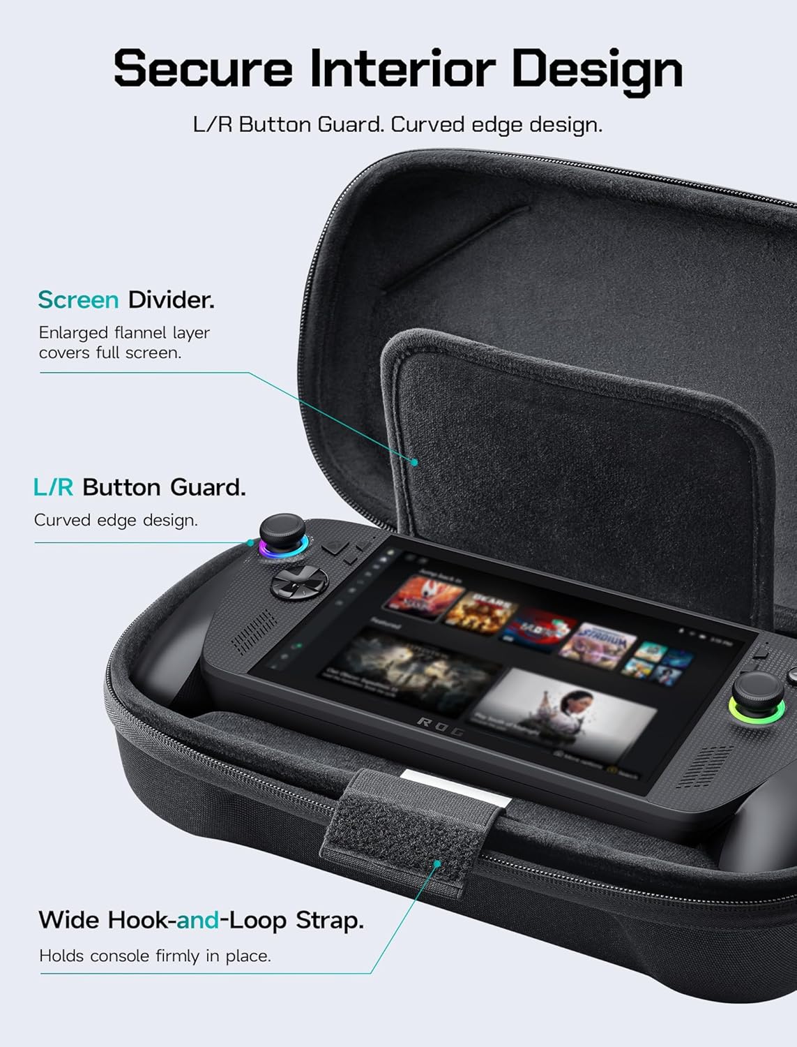 Xbox Travel Accessories - Tas Jinjing untuk ROG Xbox Ally/ROG