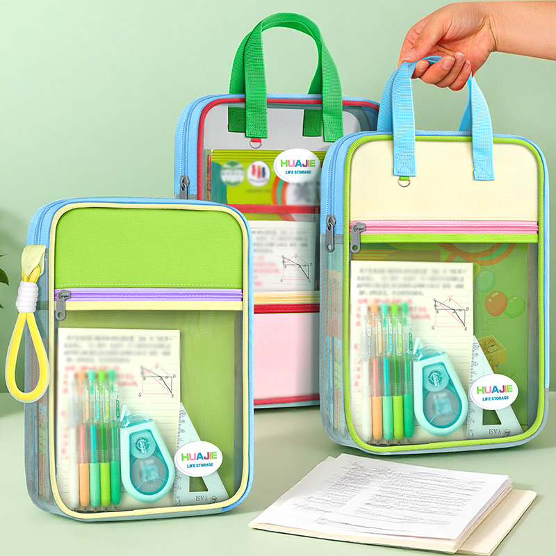 Document Organizer Folder - Tas File Genggam Pelajar HUAJIE, Tas