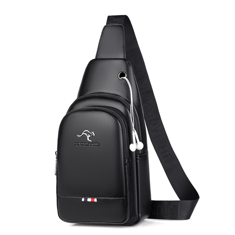 Travel Accessories Luxury - Kagaroo tas selempang pria, tas dada