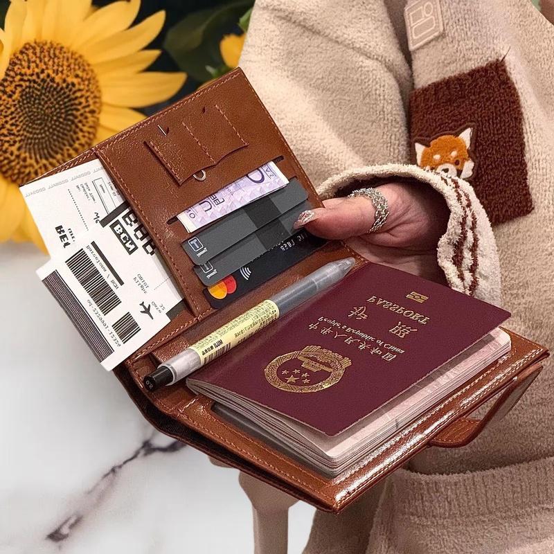 Qantas Travel Accessories - Dompet Paspor Perjalanan Wanita Pria Tempat