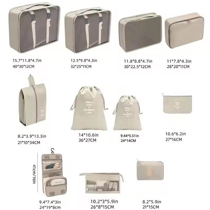 Set Tas Penyimpanan Perjalanan - Travel Packing Cube ulasan dan harga