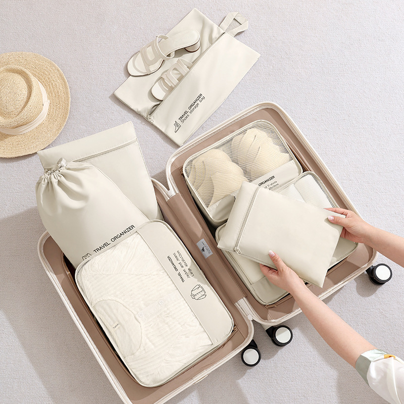 A QX2E 6 Buah Set Organizer Ba - Travel Accessories Packing Cubes ulasan dan harga