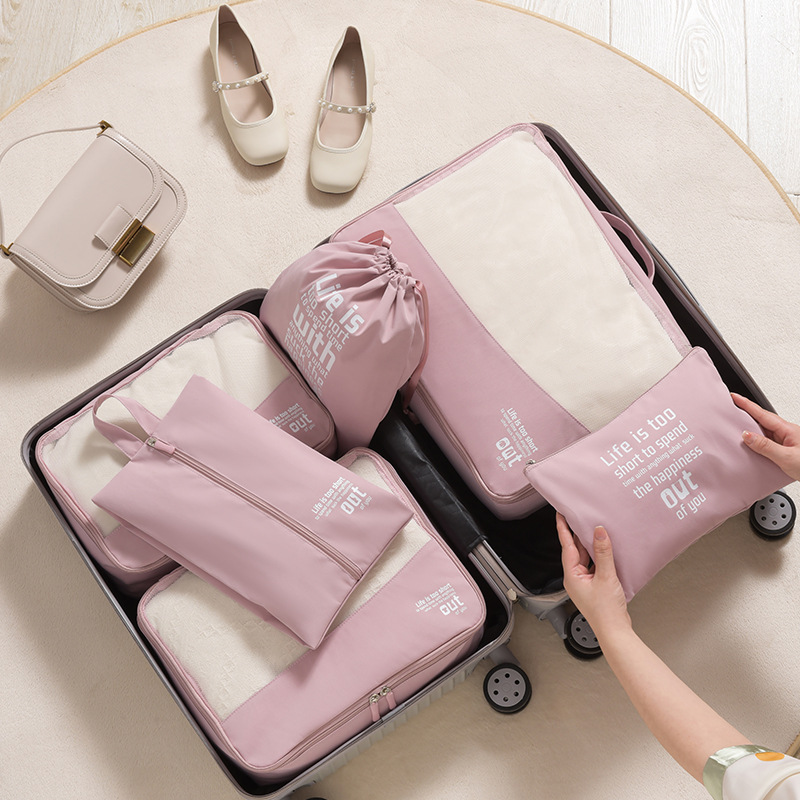 A QX2E 6 Buah Set Organizer Ba - Travel Accessories Packing Cubes ulasan dan harga