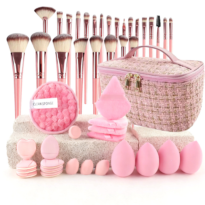 Set Kuas Makeup Gaya Chic deng - Travel Accessories Set ulasan dan harga