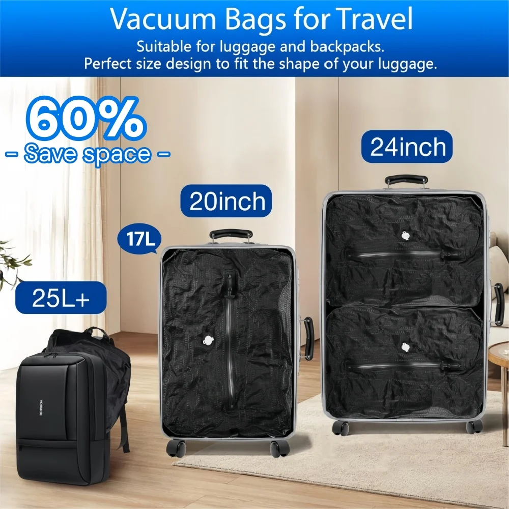Tas Penyimpanan Vakum Perlengk - Travel Accessories Packing Cubes ulasan dan harga
