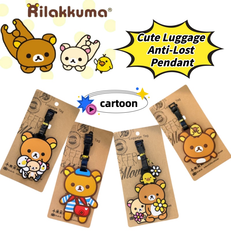 Tag Bagasi Kreatif Rilakkuma y - Travel Accessories Set ulasan dan harga