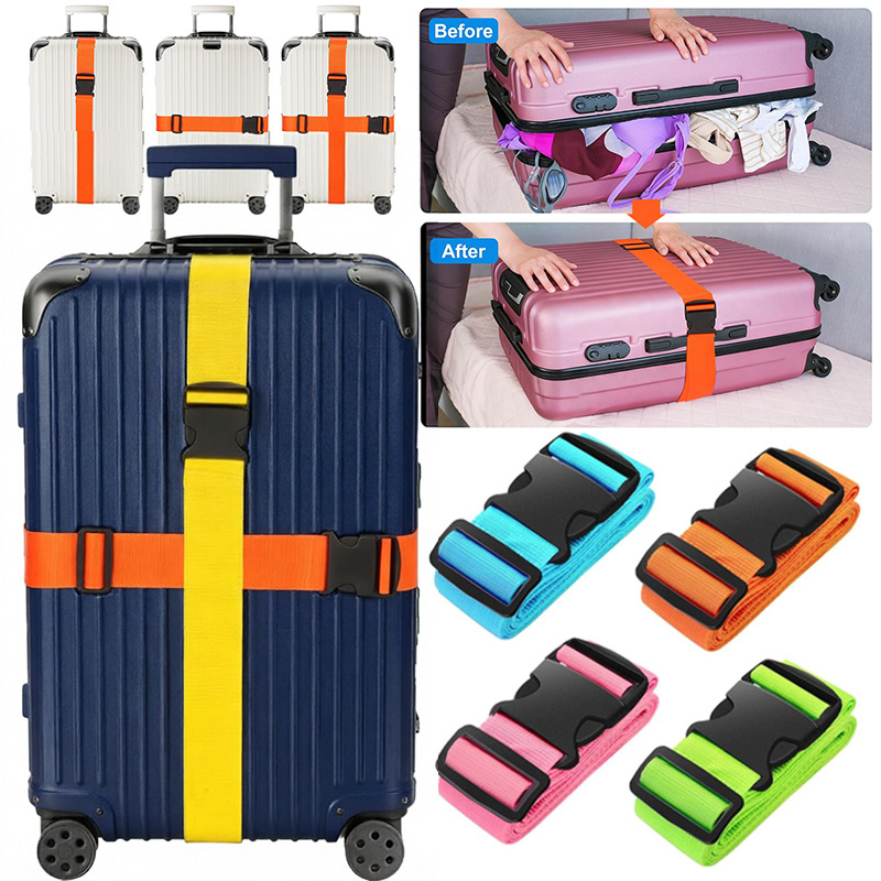 Tali Pengikat Koper Bentuk Lur - Travel Accessories Luggage Straps ulasan dan harga