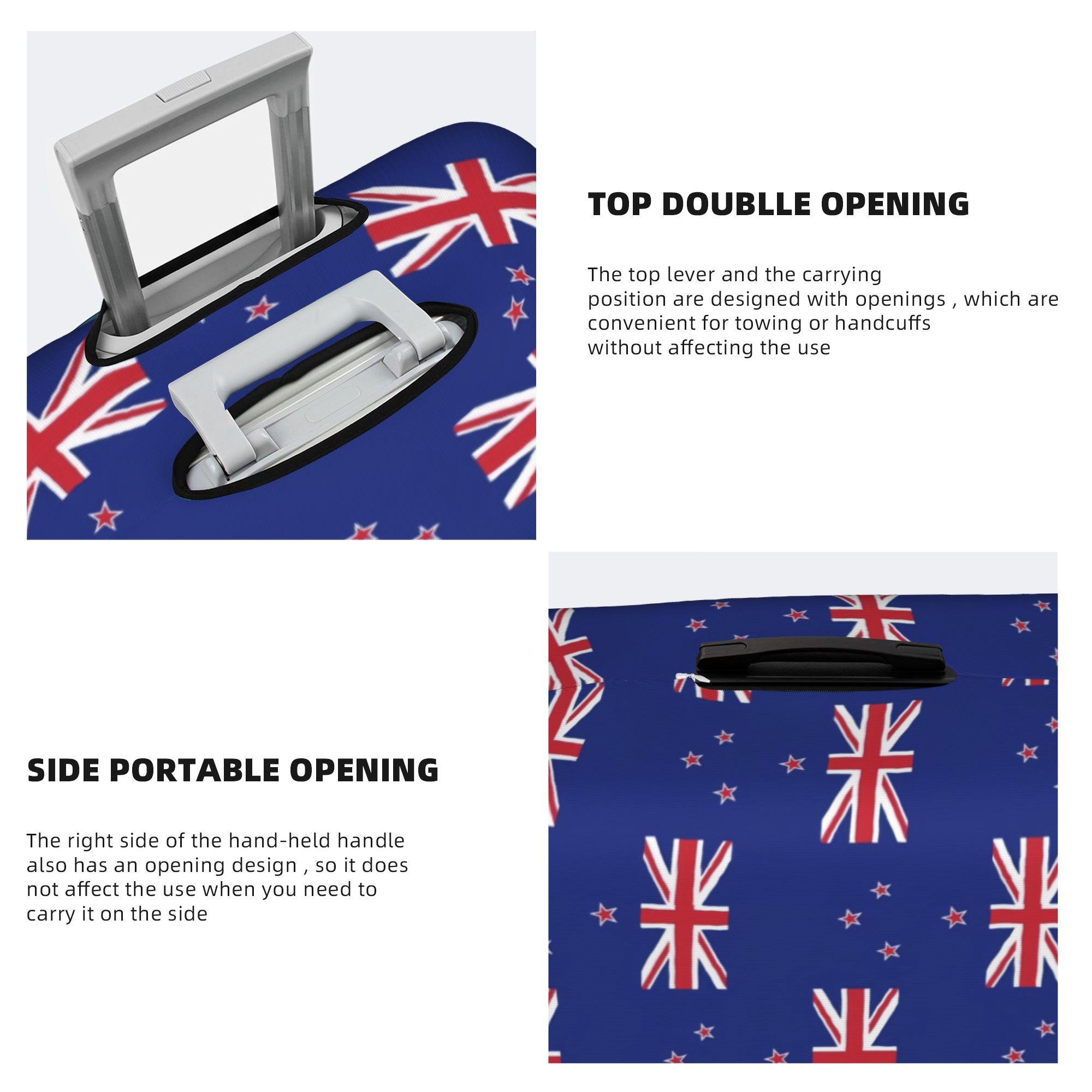 Penutup Bagasi Bendera Selandi - Travel Accessories New Zealand ulasan dan harga