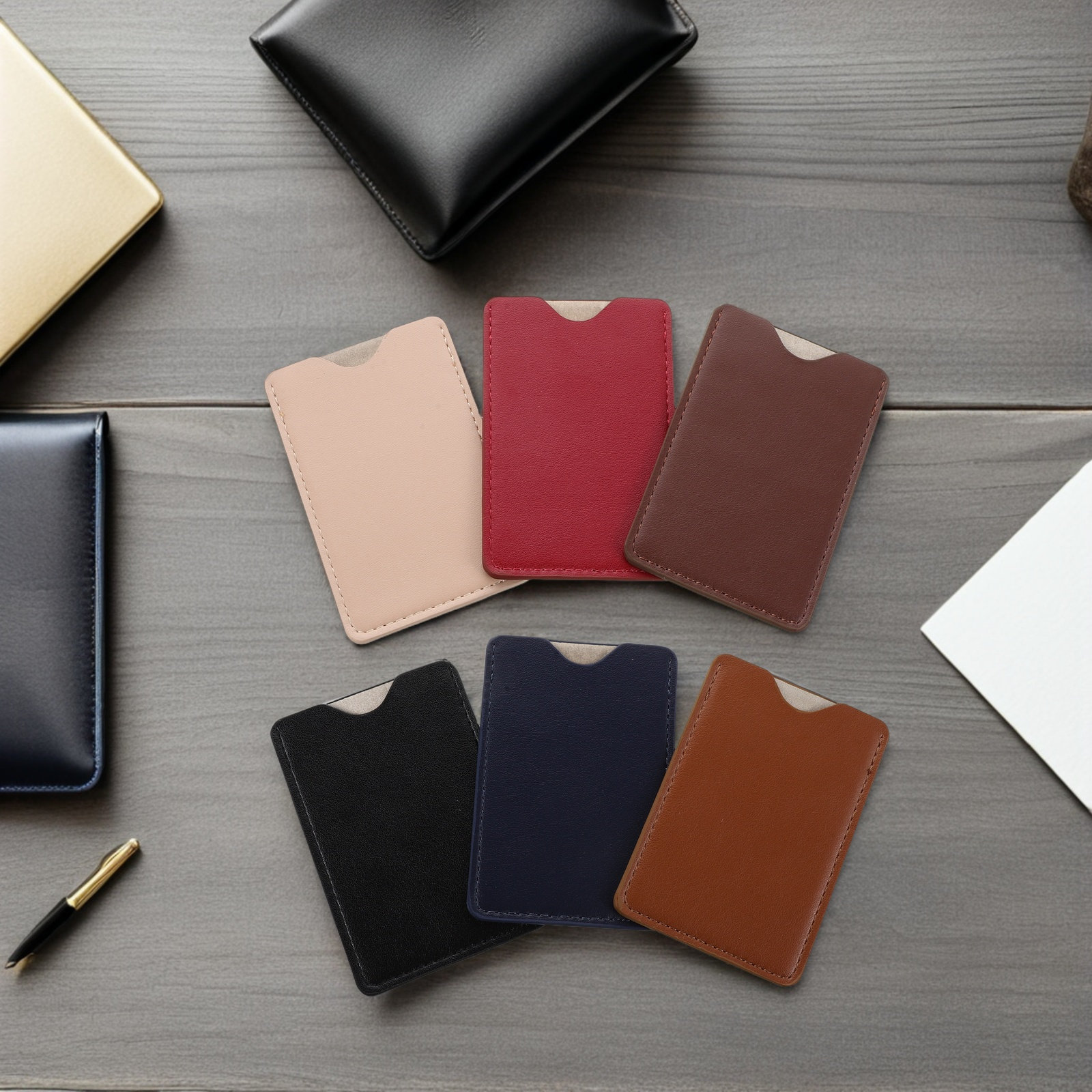 6Pcs Pelindung Kartu Tipis Ant - Travel Wallet Slim ulasan dan harga
