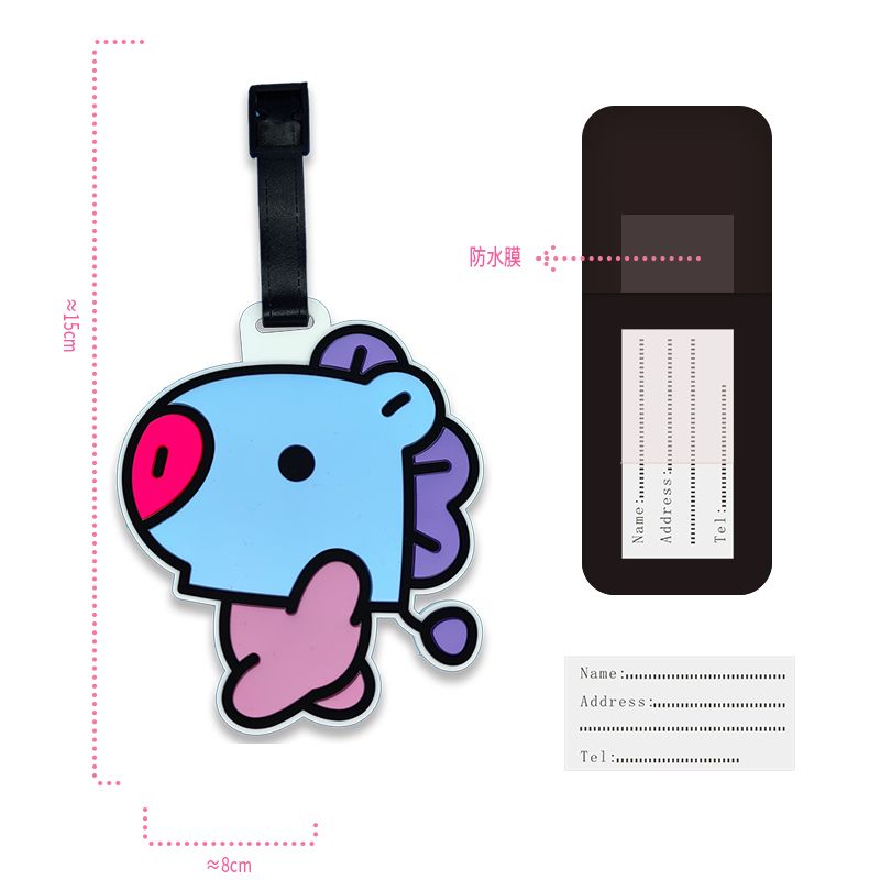 Gantungan kunci kartun BT21 lu - Travel Accessories Set ulasan dan harga