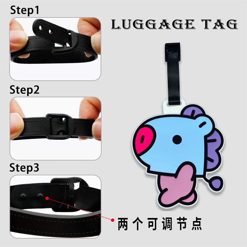 Gantungan kunci kartun BT21 lu - Travel Accessories Set ulasan dan harga