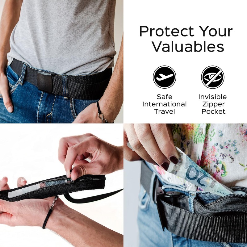 Sabuk Keamanan Perjalanan deng - Travel Wallet Slim ulasan dan harga