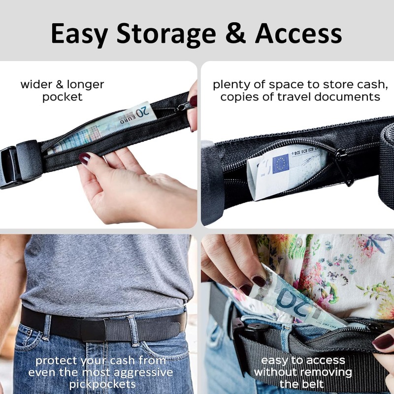 Sabuk Keamanan Perjalanan deng - Travel Wallet Slim ulasan dan harga
