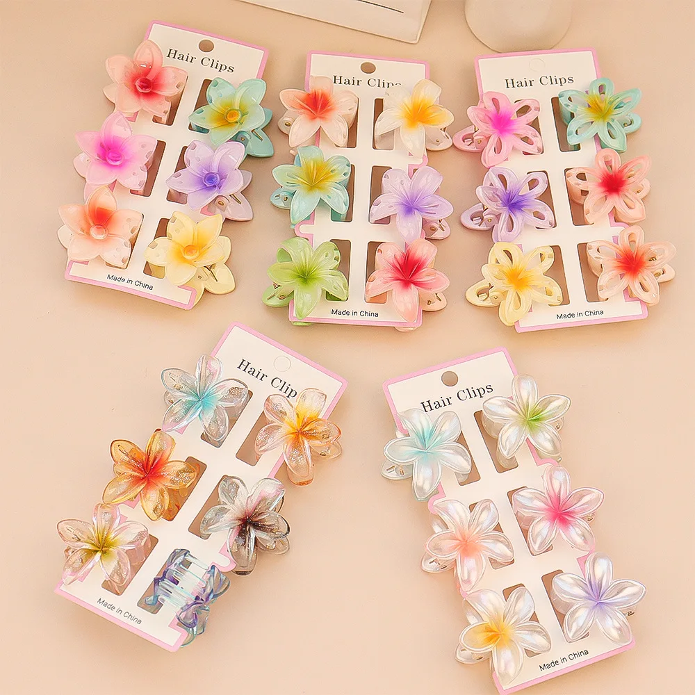 6 Buah Klip Cakar Rambut Kecil - Travel Hair Accessories ulasan dan harga