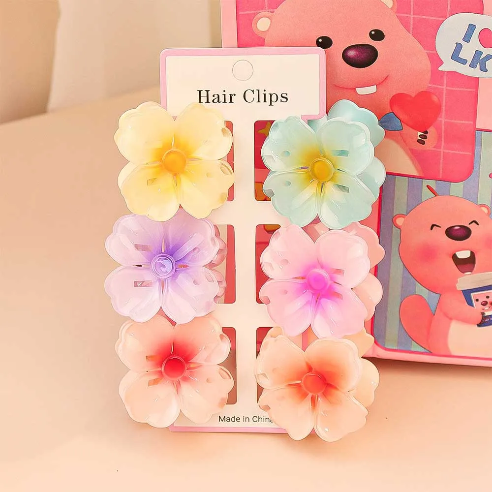 6 Buah Klip Cakar Rambut Kecil - Travel Hair Accessories ulasan dan harga