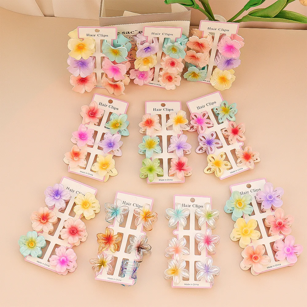 6 Buah Klip Cakar Rambut Kecil - Travel Hair Accessories ulasan dan harga