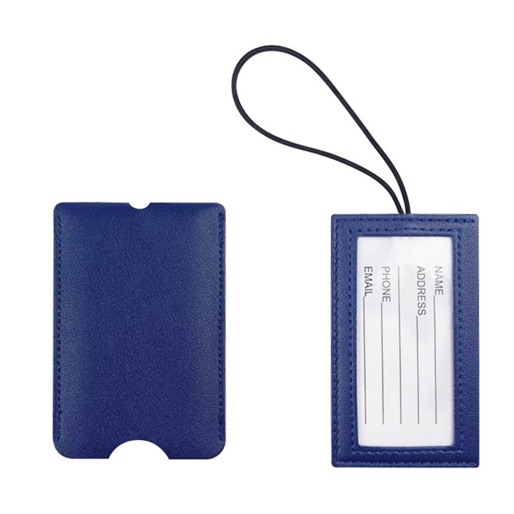 Tag Bagasi Kulit PU yang Dapat - Travel Accessories Luggage Straps ulasan dan harga