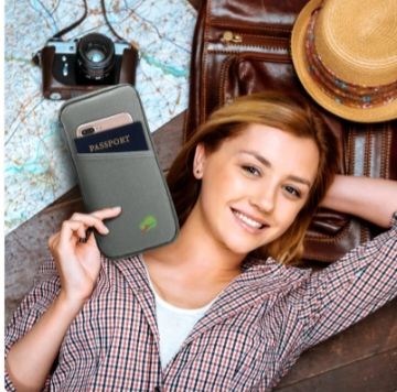 Dompet Paspor Perjalanan denga - Travel Wallet Slim ulasan dan harga