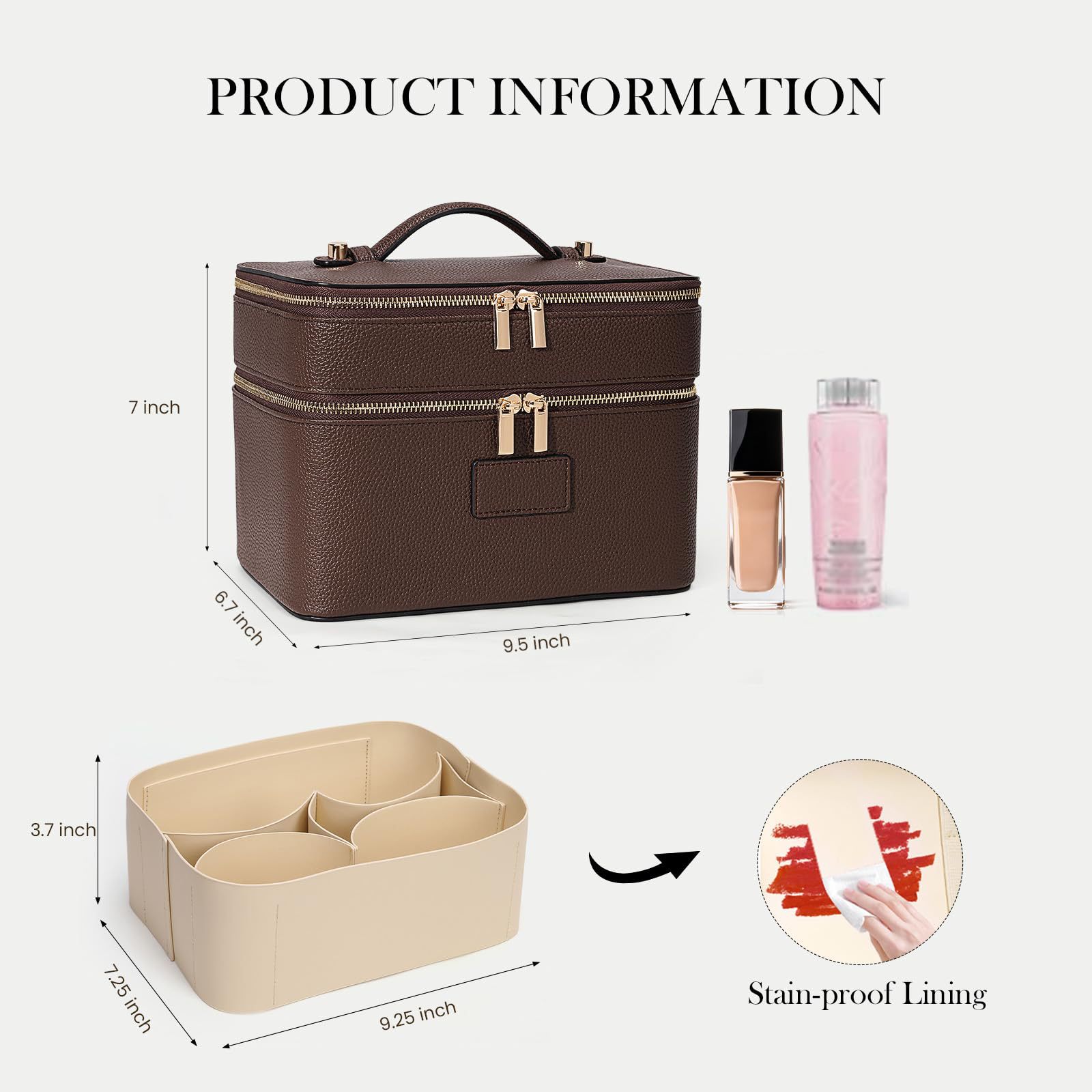 Tas Kosmetik Mewah Berkapasita - Travel Accessories Luxury ulasan dan harga