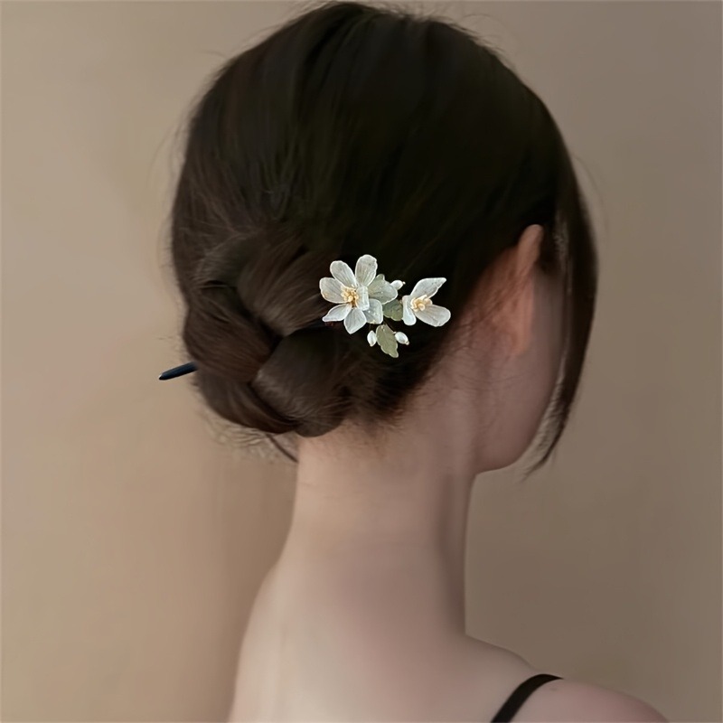 1 Buah Jepit Rambut Kayu Kepan - Travel Hair Accessories ulasan dan harga