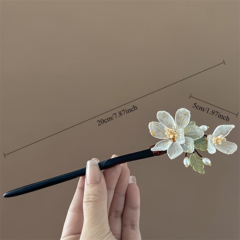 1 Buah Jepit Rambut Kayu Kepan - Travel Hair Accessories ulasan dan harga
