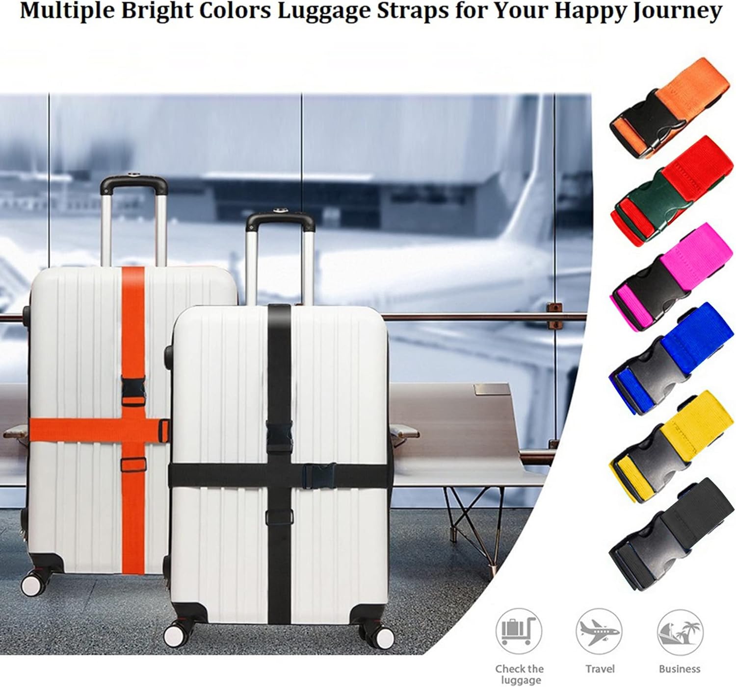 Tali Koper Warna Cerah yang Da - Travel Accessories Luggage Straps ulasan dan harga