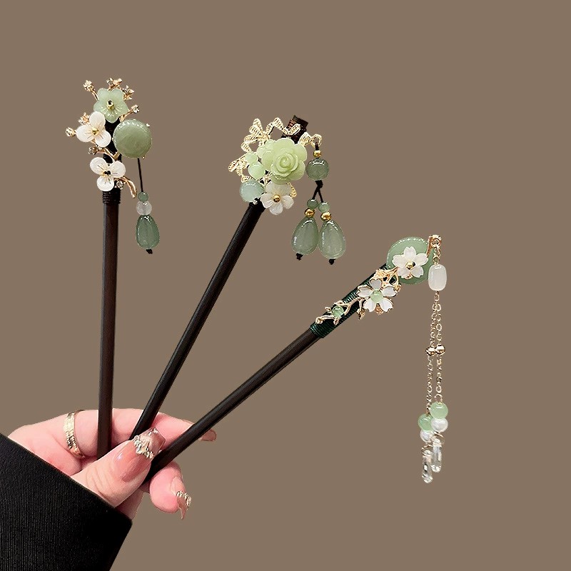 Jepit Rambut Kayu Antik Wanita - Travel Hair Accessories ulasan dan harga
