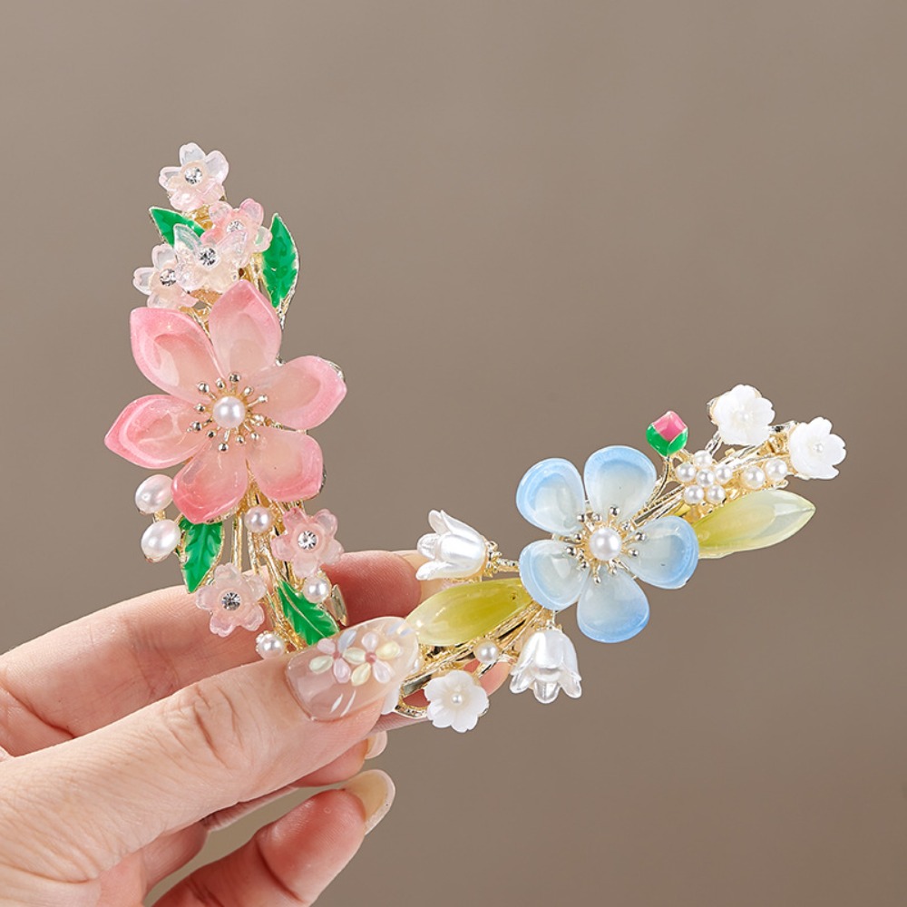Jepit Rambut Mutiara Bunga Gay - Travel Hair Accessories ulasan dan harga
