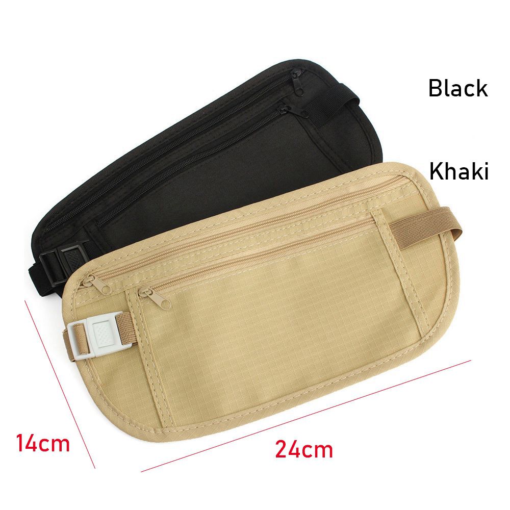 Tas Pinggang Tersembunyi Slim  - Travel Wallet Slim ulasan dan harga