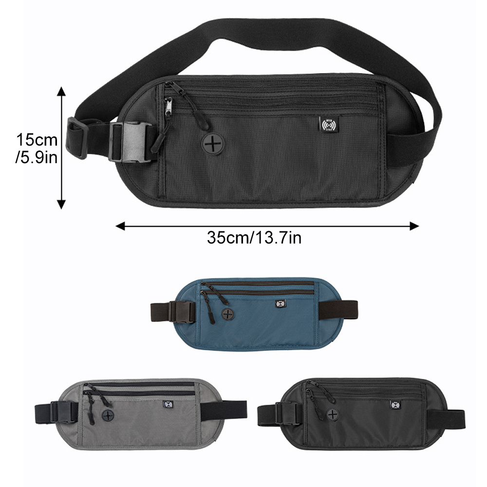 1 Buah Kantong Leher Tempat Pa - Travel Wallet Slim ulasan dan harga