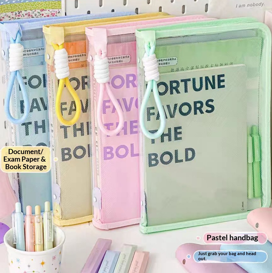 Tas Dokumen Transparan dengan  - Document Organizer Folder ulasan dan harga