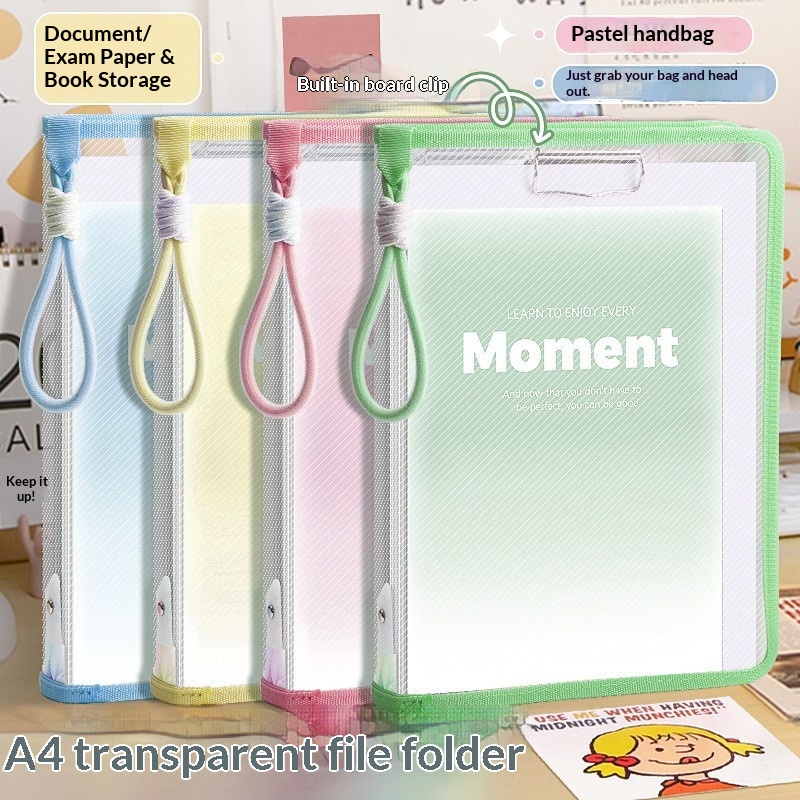 Tas Dokumen Transparan dengan  - Document Organizer Folder ulasan dan harga