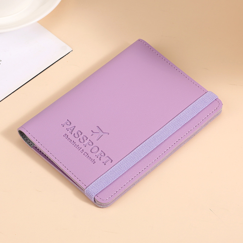 Sampul Paspor Kulit PU, Tempat - Travel Wallet Slim ulasan dan harga