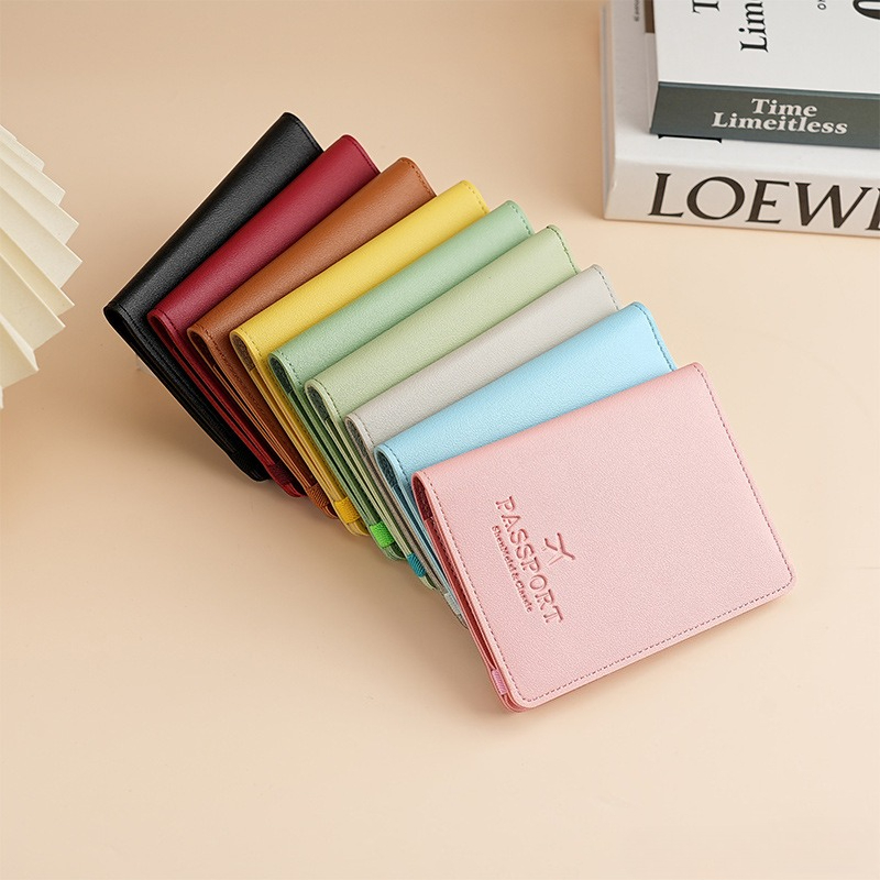 Sampul Paspor Kulit PU, Tempat - Travel Wallet Slim ulasan dan harga